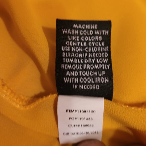 Torrid Plus 4X Yellow Swiss Dot Embroidered Sleeveless Tunic Blouse Top Womens - Picture 12 of 12